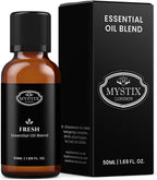 Mystix London | Fresh Pure & Natural Essential Oil Blend 50ml - for Diffusers, Aromatherapy & Massage Blends | Perfect as a Gift | Vegan, GMO Free