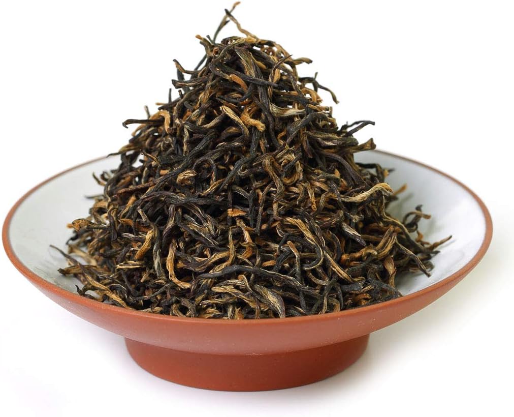 GOARTEA Lapsang Souchong Black Tea - No Smoky - 250g / 8.8oz Premium Grade - Traditional Chinese Tea Loose Leaf - Golden Buds