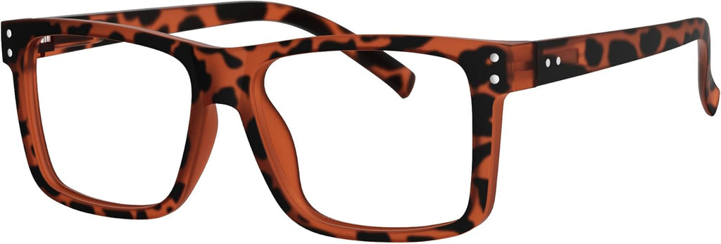 Eyekepper Oversized Reading Glasses Square Large Frame Readers for Men and Women