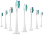 Toothbrush Replacement Head Fits Fairywill P11 Electric Toothbrushes, 8Pcs, White, Only Compatible with Fairywill Model P 11 P80 P9 and T9