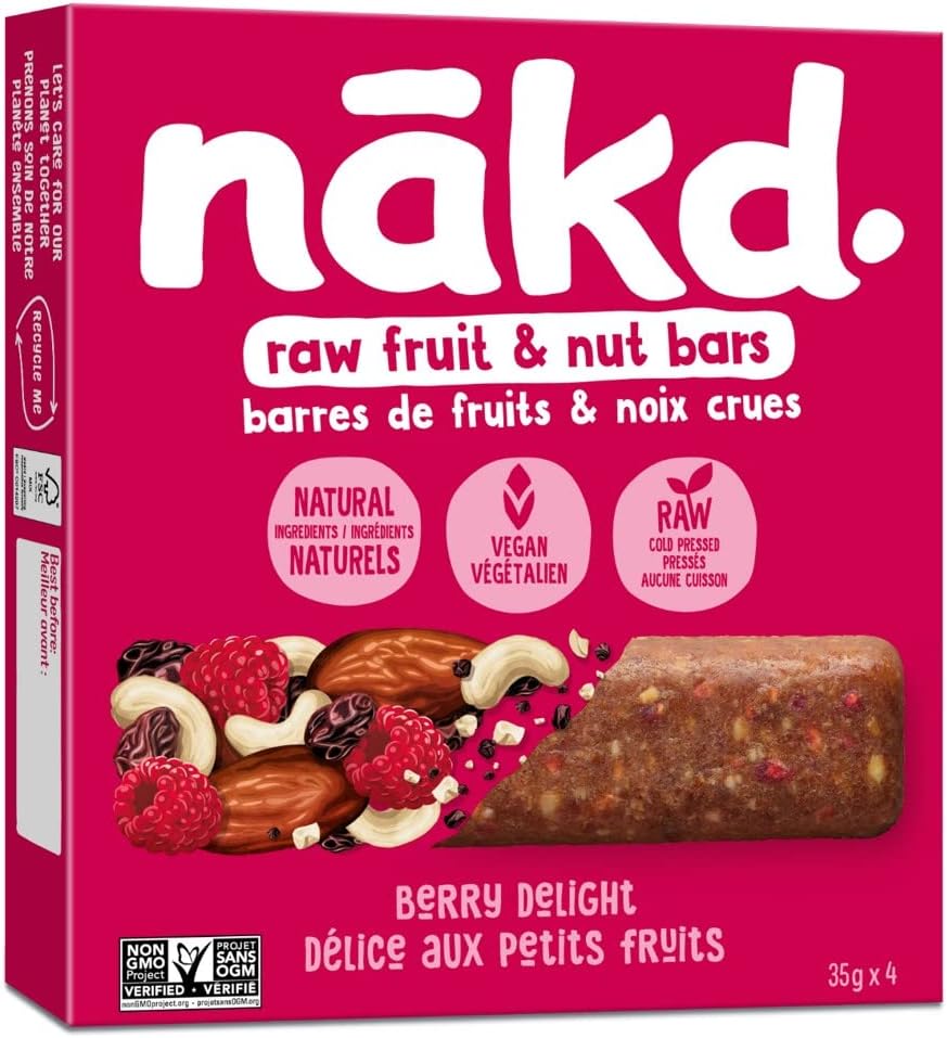 NAKD Berry Delight Bar 4Pk, 35 GR