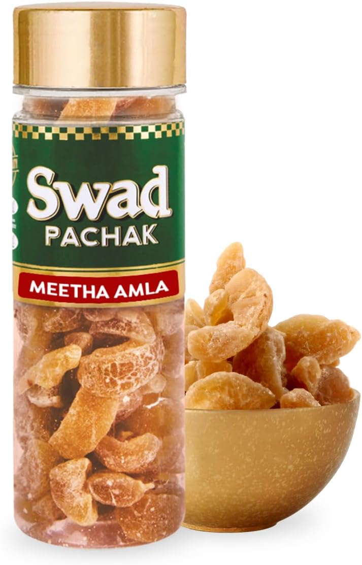 Swad Pachak Meetha Amla Candy, After Meal Digestive Treat (1 Pack, 115 gms)