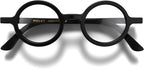 LONDON MOLE® Moley reading glasses | Cool round shaped readers | Men’s Women’s Unisex | Spring hinges