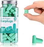 60 Pairs Soft Foam Earplugs, Noise Cancelling Earplugs, 38dB Highest SNR, EarPlugs for Sleeping Noise Cancelling, Comfortable Hearing Protection Foam Earbuds for Sleep, Snoring, Work, Lound Noise