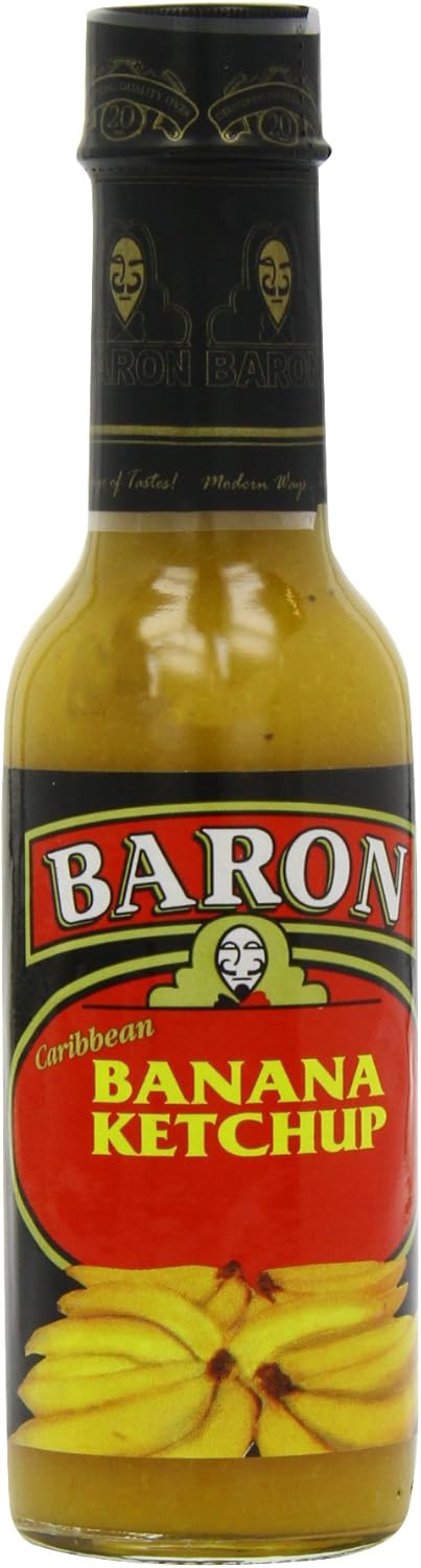 Baron Banana Ketchup 155 g (Pack of 6)