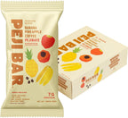 PEJI BAR Superfood Energy Bars | Morning Blend Banana Pineapple Coffee Flavor | Gluten Free, 7g Protein, Fiber, Whole Ingredients, No Sugar Added | Adventure Ready Snack, 12 Count