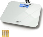 Talking Scales for Body Weight, Highly Accurate Digital Talking Bathroom Scale with Large LCD Screen, Auto On & Off, Talking Scales for Visually Impaired or Elderly, Includes Batteries, 551 LB