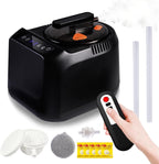 GHOSOONE Portable Sauna Steamer Machine, 4L 1600W Steam Generator for Sauna Heater, Remote Control, 9-Level Adjustable & 120-Min Timer, Home Spa Sauna Accessories
