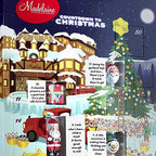 Madelaine Solid Premium Milk Chocolate Santa's Workshop 2025 Countdown Christmas Advent Calendar With 24 Solid Premium Milk Chocolates, 6oz