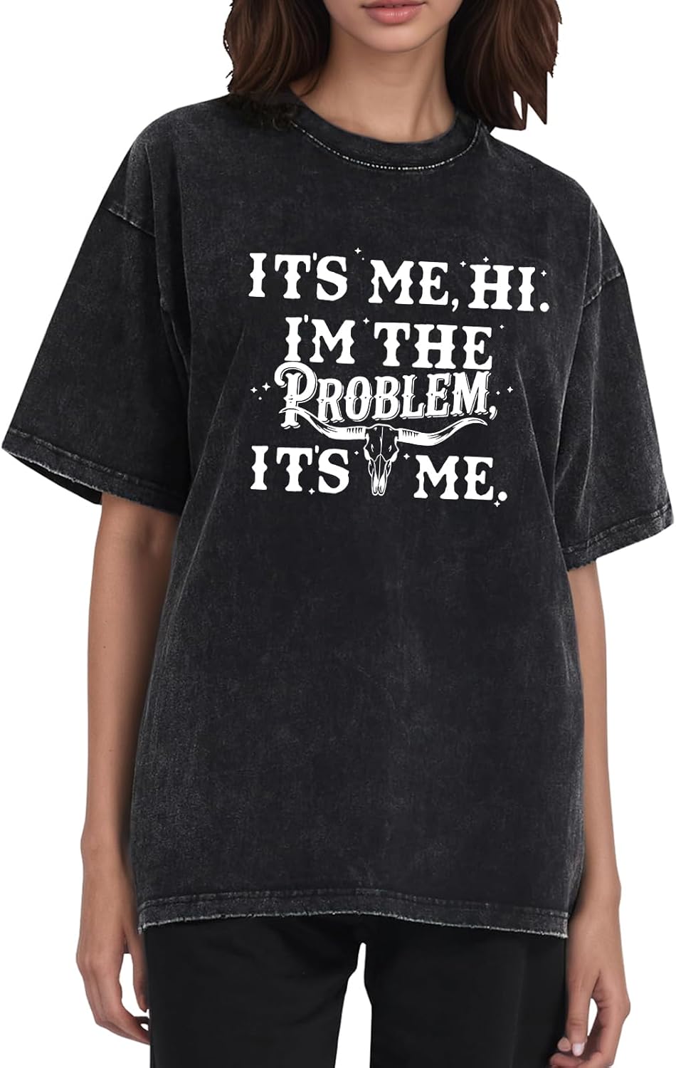 Womens It's Me Hi I'm The Problem It's Me Novelty Print T Shirts Casual Tees Tops
