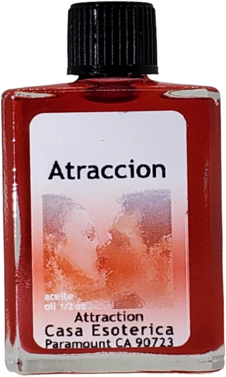 Attraction (Atraccion Aceite) Spiritual Anointing Oil by CASA ESOTERICA MAGICK SPACE - Draw Positive Energy - Increase Love, Money & Success-0.5 FL OZ (1 Pack)