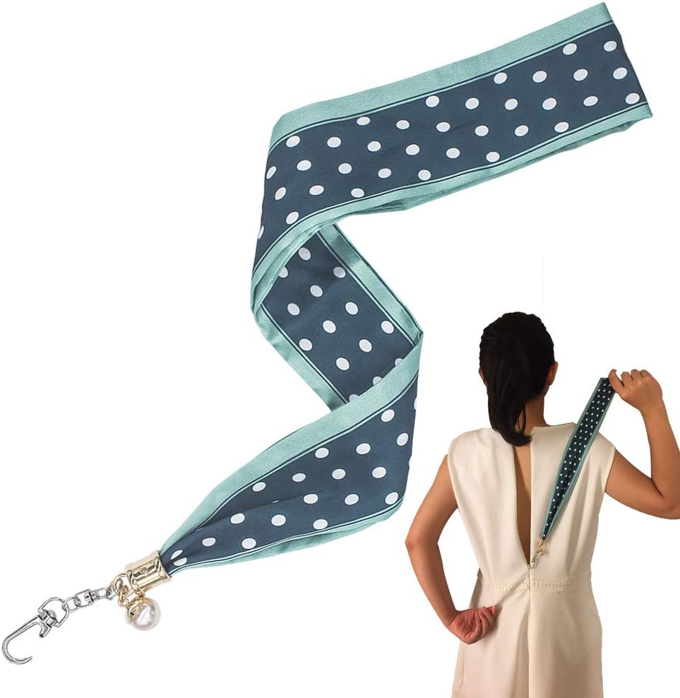 ZipSeven Zipper Puller for Dress and Boots Zipper Helper Zip Up and Down Pull Assistant with Easy Zip Aid Puller by Yourself with Jewelry (Green, Standard)