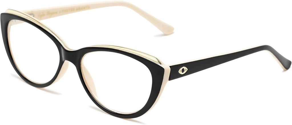Foster Grant womens Sofia Blue Light Multi Focus™ Reading Glasses Cat-Eye Reading Glasses