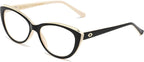 Foster Grant womens Sofia Blue Light Multi Focus™ Reading Glasses Cat-Eye Reading Glasses