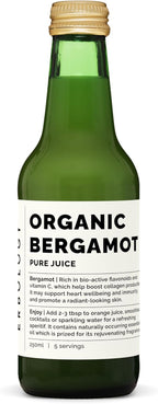 100% Organic Bergamot Juice 8.5 fl oz - Supports Immunity and Collagen Production - Rich in Vitamin C and Bioactive Flavonoids - Straight from Farm in Italy - Undiluted - No Added Sugar - Non-GMO