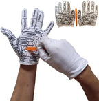 Acupressure Reflexology Gloves,Hand Massage with Point Massager with Massage Tool,Hand Massage Tool for Trigger Point Relief,Hand Spa Reflexology Sock,for Men Women Tired Relieve(A)