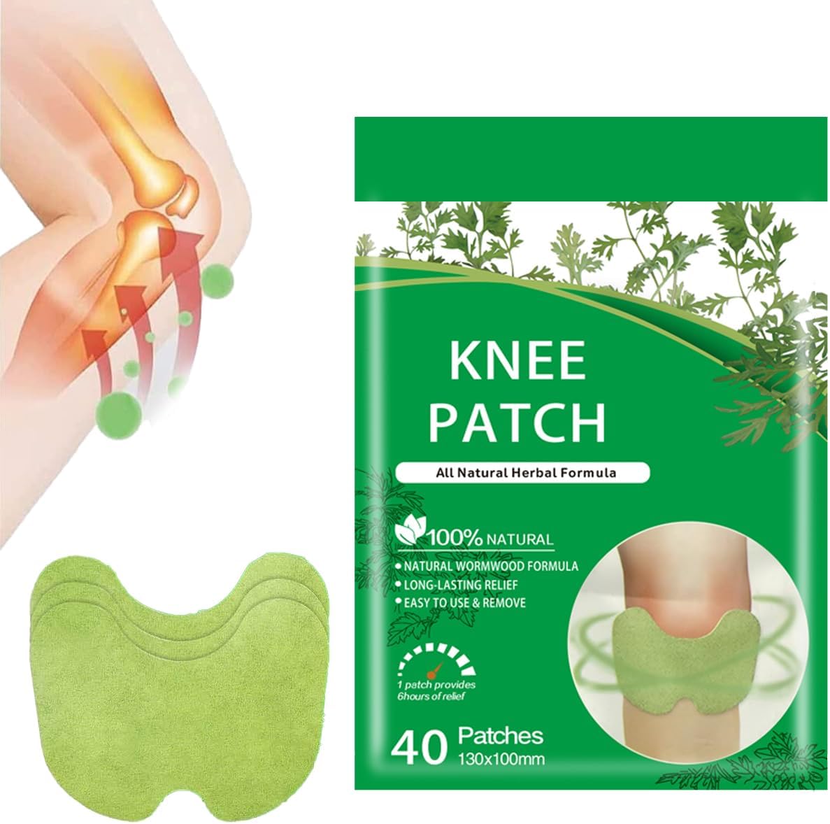 Natural Knee Joint Patches, Joint Patches, Knee Joint Relief Patches (patch40pc)