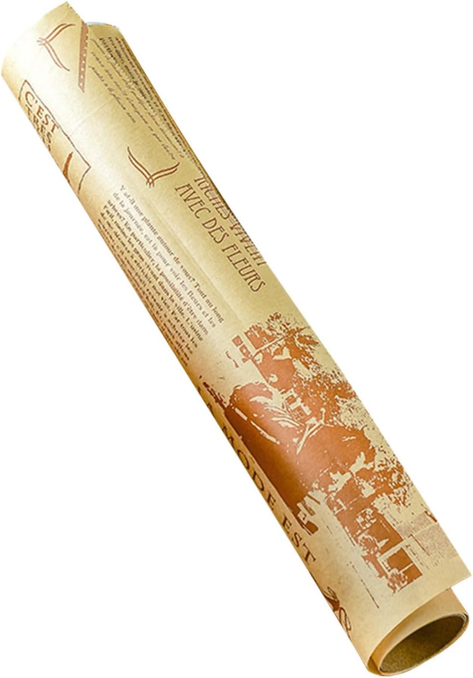PRETYZOOM 1 Roll Baking Paper Oil Parchment Liner for Air Fryer Non-stick Baking Mats for Grilling Cooking and Desserts Silicone Oil Paper for Cookies and Bread