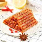 MaLa WangZi Spicy Strip Snack Gift Box Latiao Sticks, 550g 30 Packs Chinese Snack (73g*10 packs,Slightly Spicy)