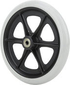 Garosa Wheelchair Front Wheels 8 Inch Front Caster Disabled Anti-Slip TPR Wheels Wheel Replacement for Wheelchairs Rollators Walkers(8 Inch)