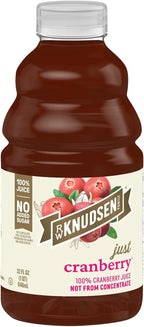 R.W. Knudsen Cranberry Juice Not from Concentrate, 32 fl oz (Pack of 1)