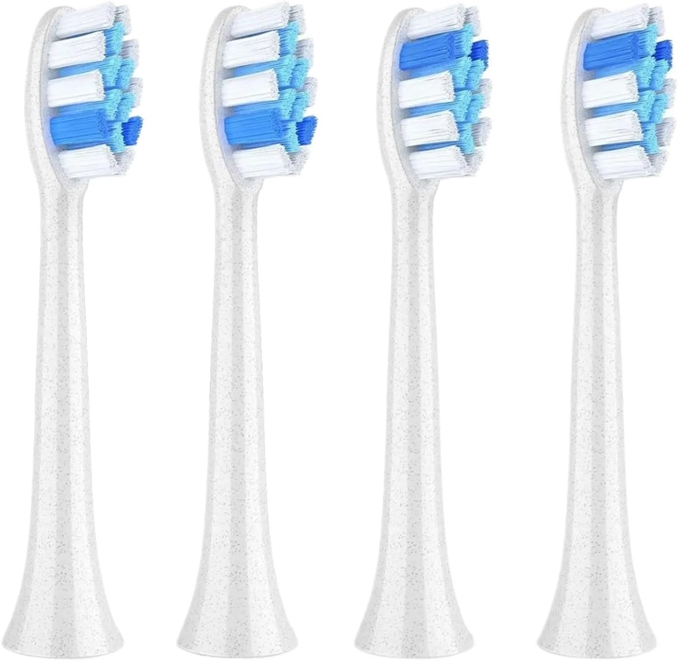 Compatible for Fairywill P11 T9 P80 Electric Toothbrush Heads(White 4pcs)