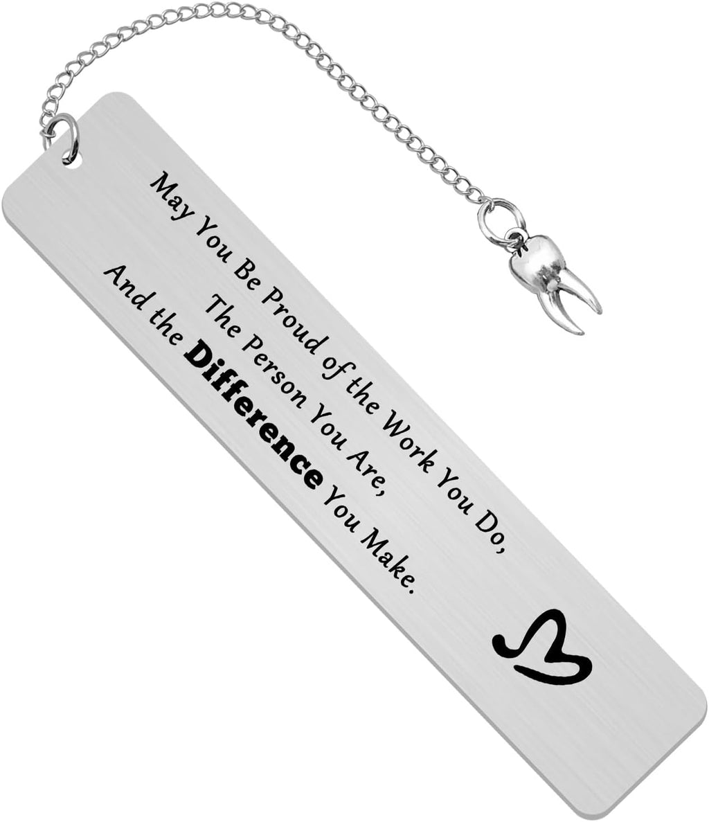 Dentist Appreciation Gifts Dentist Bookmark Dental Hygienist Gift Dental Assistant Nurse Gift Dentist Graduation Gift Christmas Birthday Retirement Thank You Gifts for Dentist