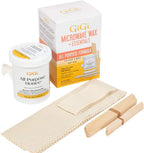 GiGi Microwave Wax Kit - All Purpose Honee Soft Wax Hair Removal Kit for Face & Body, Includes Wax, Strips, and Applicators, Easy At-Home Waxing, 1 Set
