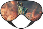 Statue of Liberty in NYC Print Lightweight Breathable Eye Mask Men Women Travel Yoga Meditation Camping Nap Relax