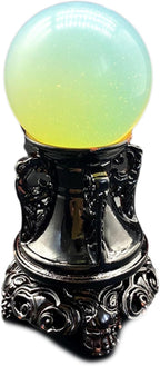 Healing Quartz Crystal Opal Sphere Ball - Round Orb Gemstone Sculpture Figurine with Stand - Opalite Crystal Balls for Reiki, Energy Healing, Meditation,1.6in(4cm)