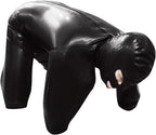 Men's Sexy Wetlook Lingerie Patent Leather Bodysuit Prisoners Cosplay Clubwear