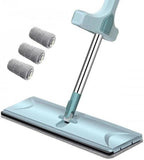 Mop,Flat Mop,Flat Mop with Self Wringer,360 Hands Free Wash Microfiber Floor Mop,Microfiber Mop with 3 Washable Mop Pads,Flat Squeeze Mop for Hardwood Laminate Tile Floor Cleaning
