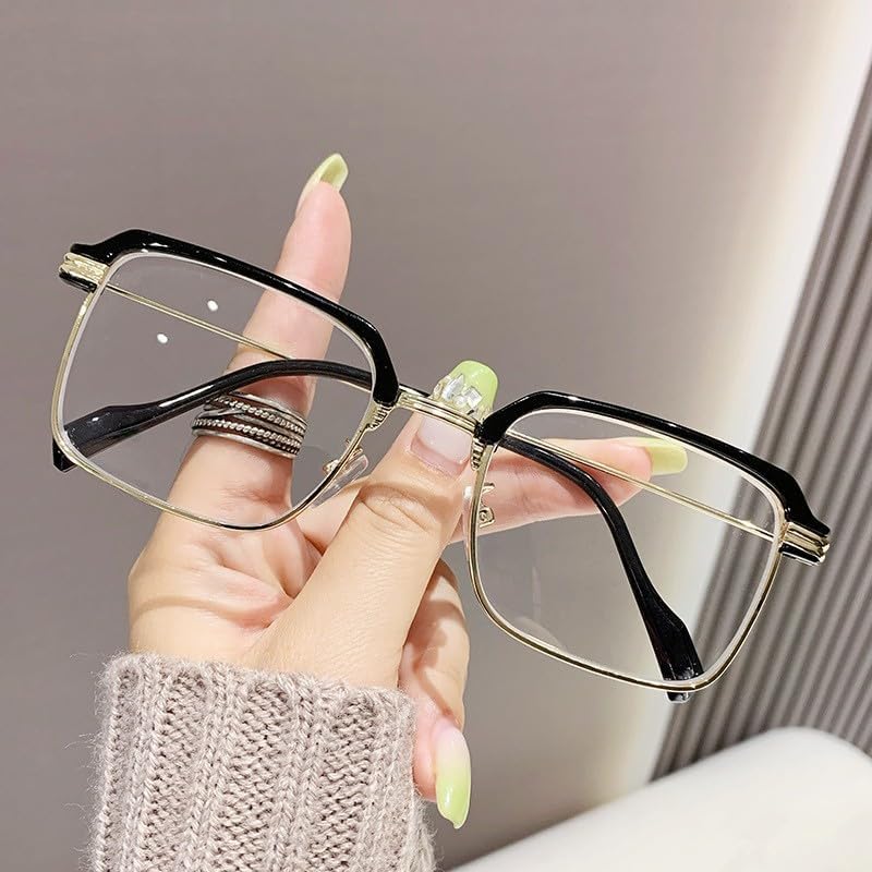 Smart Zoom Reading Glasses Distance&Near Progressive Multi-focus, Frameless Self Adjusting Glasses Far and Near