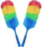 2 Pack Upgrade 19” Static Duster Beandable and Washable - More Fibers Bigger Head Less Loss of Fiber Duster