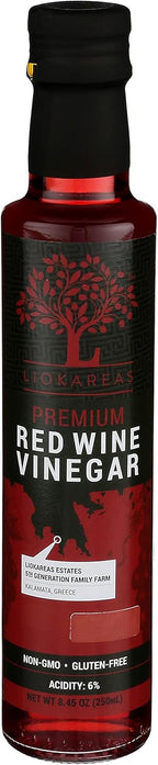 Greek Red Wine Vinegar - Organic - NonGMO - Gluten Free - Paleo - 6% Acidity - Premium