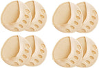 MAGICLULU 4 Pairs Womens Toe Topper Liner Socks Toeless Half Socks Soft Non-Skid