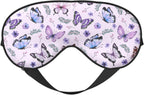Butterflies Sleep Mask Breathable Soft Eye Mask for Sleep for Women Men Lightweight Eye Cover for Travel, Night Work, Nap, Office