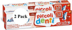 AquafreshToothpaste Little Teeth ~ Piccoli Denti Dentifricio ~ Kids Toothpaste 1-5 Years, Italian Import, 50 ml ~1.7 Oz. (Pack of 2)