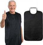 Adult Bibs for Eating Double Layer Waterproof Reusable Clothing Protector Washable Stretchable Large Bibs for Elderly Senior Citizens Men Women Eating