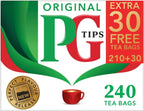 PG Tips Black Tea Non-Pyramid Tea Bags - 240 Count