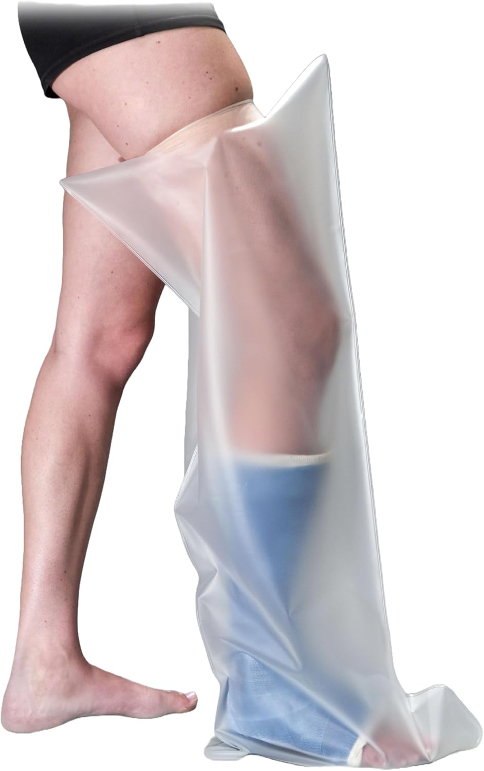 Child Leg Cast & Bandage Protector, Waterproof, Reusable, Small FULL Leg (L33) Covers Kid Small Foot, Ankle, Knee, Upper Leg in Bath, Shower & Pool
