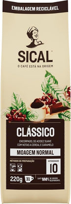 Sical Portuguese Roasted Whole Coffee Beans - 220 grams / 7.7 oz