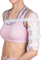 Humeral Shaft Fracture Splint Lightweight and Breathable Humeral Fracture Brace for Upper Arm, Shoulder, Left/Right Arm, Long-Bone Humerus Fracture for Men and Women（Small）