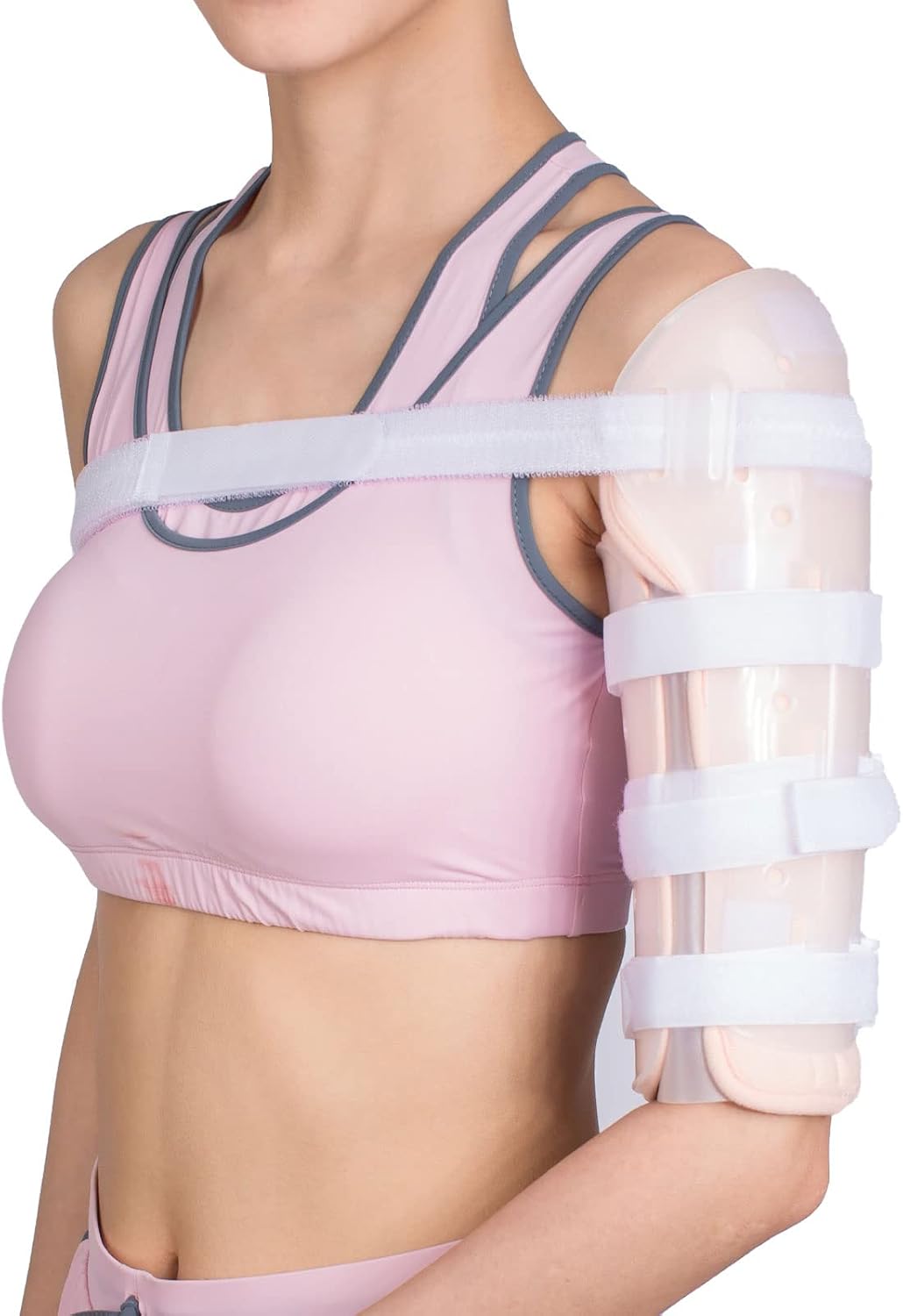 Humeral Shaft Fracture Splint Lightweight and Breathable Humeral Fracture Brace for Upper Arm, Shoulder, Left/Right Arm, Long-Bone Humerus Fracture for Men and Women（Small）