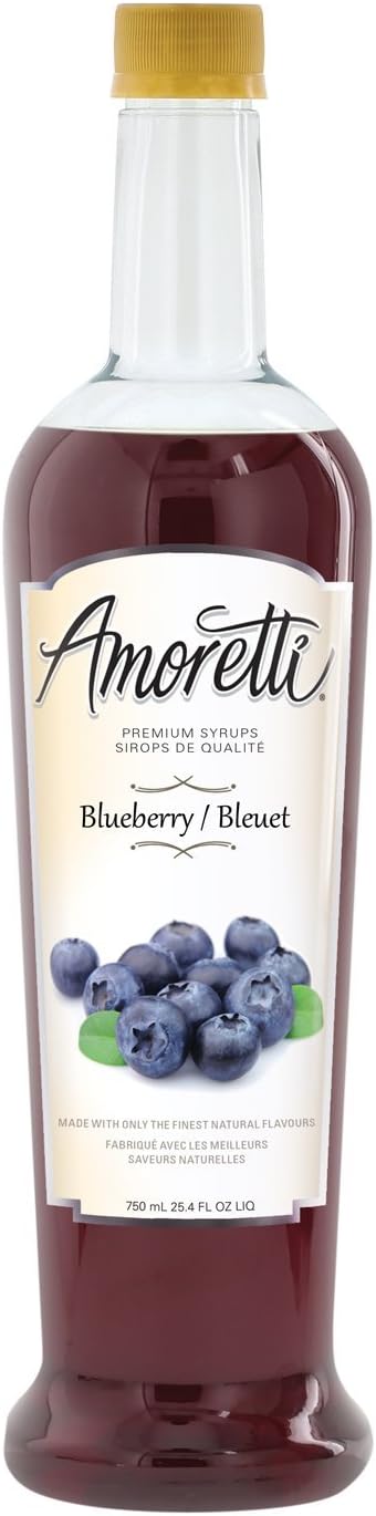 Amoretti Premium Syrup, Blueberry, 25.4 Ounce