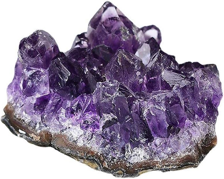 SHOUD Purple Crystal Cluster Healing Natural Amethyst Quartz Specimen Crafts Ornament Decoration Decoration