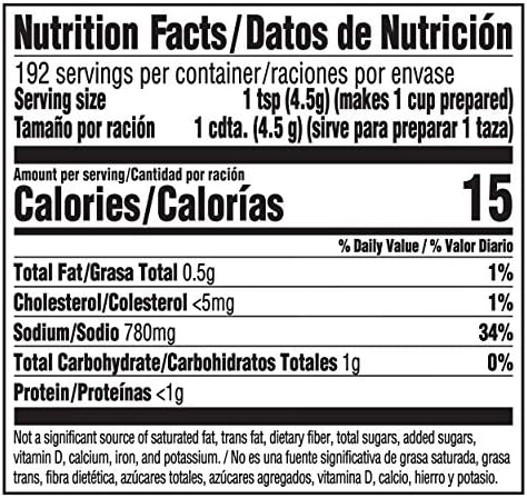 Knorr Professional Fish Bouillon Base Mix Gluten Free, No added MSG, 0g Trans Fat, 1.99 Pound (Pack of 6)