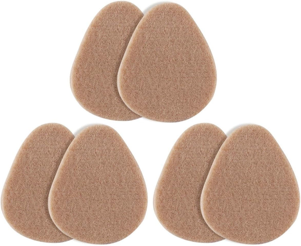 FRCOLOR 3 Pairs Skin Color Metatarsal Foot Pads Thickened Forefoot Cushions Anti-Slip High Heel Shoe Tongue Pads for Women Summer Use