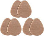 FRCOLOR 3 Pairs Skin Color Metatarsal Foot Pads Thickened Forefoot Cushions Anti-Slip High Heel Shoe Tongue Pads for Women Summer Use