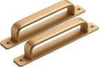 Drawer Handles Furniture Hardware Pull Aluminium Alloy Push Plate Sliding Barn Door Garden Shed Pull Handles Furniture Cupboard Cupboard